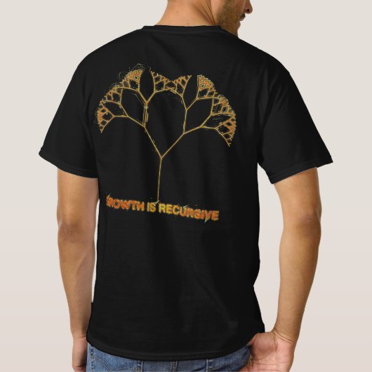 GROWTH_IS_RECURSIVE T-Shirt (Rückseite)