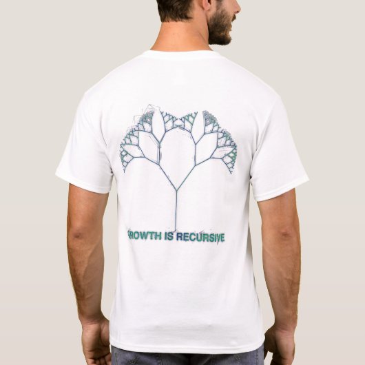 GROWTH_IS_RECURSIVE T-Shirt (Rückseite)