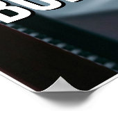 Growth Looks Boring at First Gym Motivation Quote Poster (Ecke)