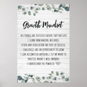 Growth Mindset Classroom Poster (Vorne)