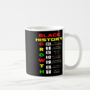 Growth Mindset Definition Cool Black History Monat Kaffeetasse