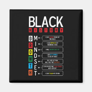 Growth Mindset Definition Cool Black History Monat Magnet