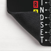 Growth Mindset Definition Cool Black History Monat Mousepad (Ecke)