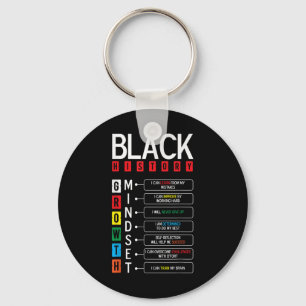 Growth Mindset Definition Cool Black History Monat Schlüsselanhänger