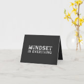 Growth Mindset Entrepreneur Teacher Fitness Motiva Karte (Gelbe Blume)