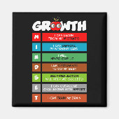 Growth Mindset Funny Magnet (Vorne)