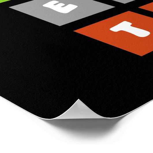 Growth Mindset Funny Poster (Ecke)