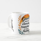 Growth Mindset Mug — Choosing Happiness Over Histo Kaffeetasse (Vorderseite Links)