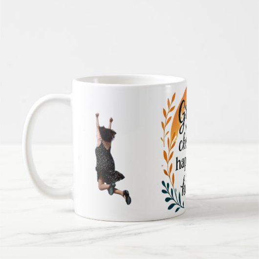 Growth Mindset Mug — Choosing Happiness Over Histo Kaffeetasse (Links)
