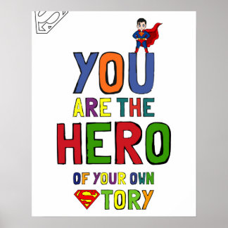 Growth Mindset Poster - Inspirierend Wall Art Deco