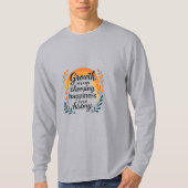 Growth Mindset T-Shirt — Choosing Happiness Over H (Vorderseite)