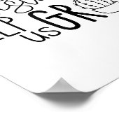 Growth Mindset Teacher Mistakes Help Us Grow Men W Poster (Ecke)