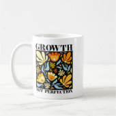 Growth Not Perfection Abstract Florals Sped Teache Kaffeetasse (Links)