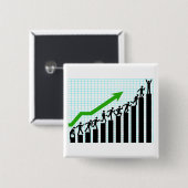 Growth Success Progress Bar Chart Button (Vorne & Hinten)