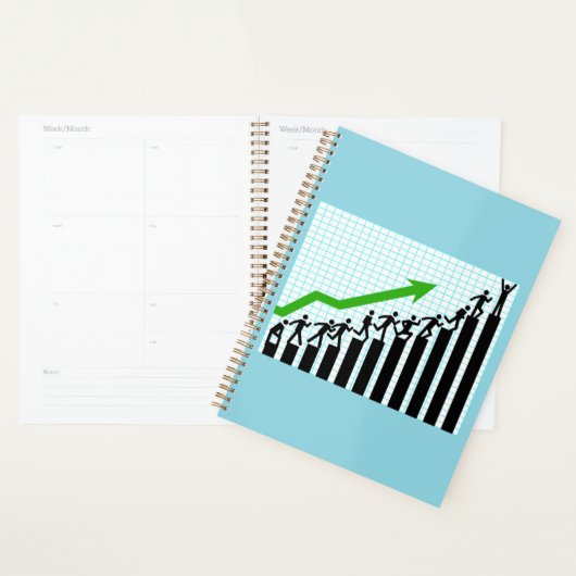 Growth Success Progress Bar Chart Planer (Anzeige)