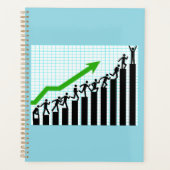 Growth Success Progress Bar Chart Planer (Vorderseite)
