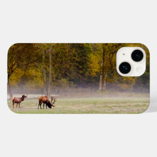 Grozing Elk Couple iPhone Case