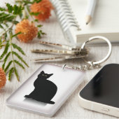 Grphic Black Cat Schlüsselanhänger (Vorderseite rechts)