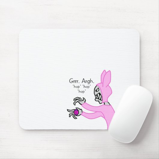grr argh Häschen Mousepad (Mit Mouse)