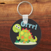 Grr! Dinosaur-Schlüsselanhänger Schlüsselanhänger (Vorderseite)