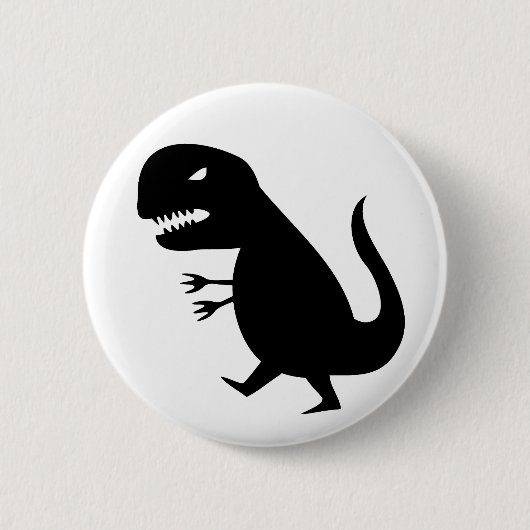Grr Dinosaurier Button (Vorderseite)
