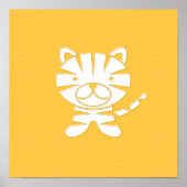 Grr Tiger Art Print Poster (Vorne)