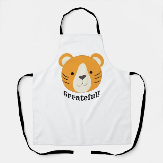 Grrateful Tiger Schürze (Vorderseite)