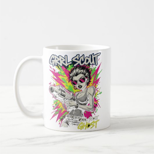GRRL Scout Ghost Kaffeetasse (Links)