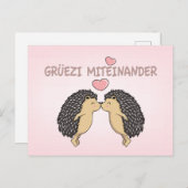 Grü ezi Miteinander, Schweiz Postkarte (Vorne/Hinten)
