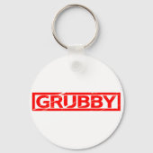 Grubby-Briefmarke Schlüsselanhänger (Rückseite)