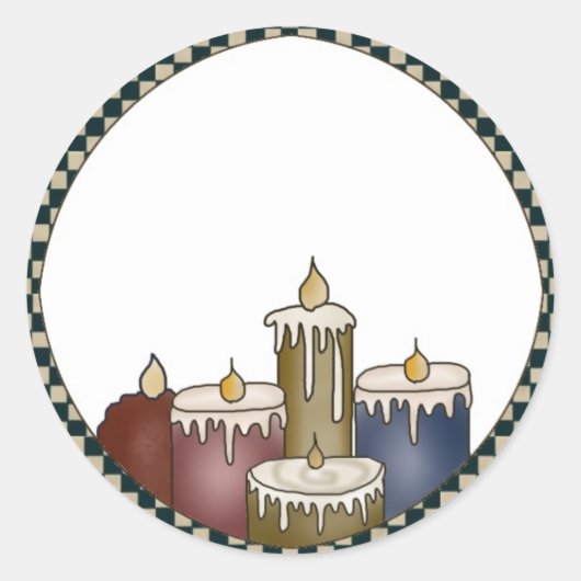 Grubby Candles Blank Stickers (Vorderseite)