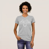 Grubby Hands Studio Logo Heather Grau T-Shirt (Vorne ganz)