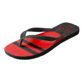 Grubby Hands Studio Red Flip Flops Badesandalen (Schrägansicht)
