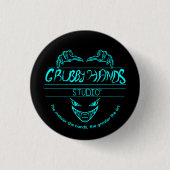 Grubby Handy Studio Logo + Motto Button Button (Vorderseite)