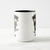 Grube der Eggplant Dragon Zwei-Tone-Jumbo-Tasse Tasse (Zentrum)
