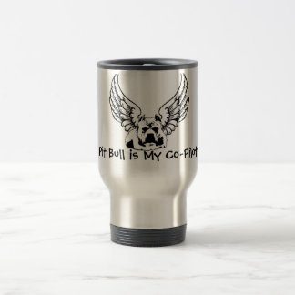 Grube Stier ist meine Kopilot-Reise-Tasse - großes Reisebecher