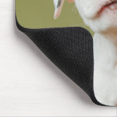 Grube Stier mit schwarzem gepunktetem Auge Mousepad (Ecke)