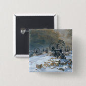 Gruben bei Gentilly im Schnee, 1879 Button (Vorne & Hinten)