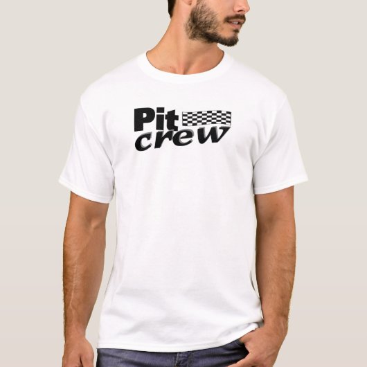Gruben-Crew (Flagge laufend) T-Shirt (Vorderseite)