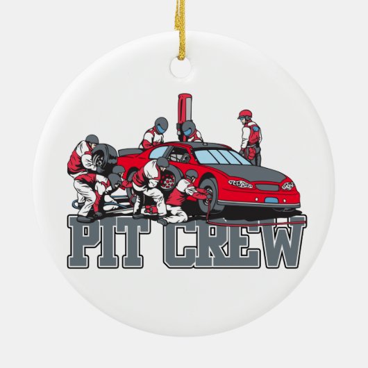 Gruben-Crew Keramik Ornament (Hinten)