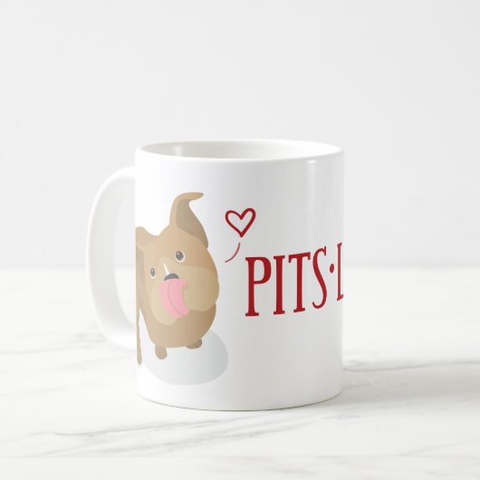 Gruben-Liebe-Freude Kaffeetasse (Vorderseite Links)