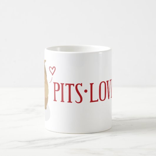 Gruben-Liebe-Freude Kaffeetasse (Mittel)