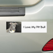 Gruben-Stier-Liebe Autoaufkleber (Auf Auto)