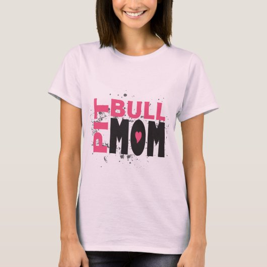 Gruben-Stier-Mama T-Shirt (Vorderseite)
