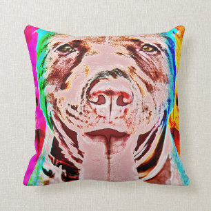Gruben-Stier-Pop-Kunst Kissen