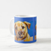 Gruben-Stier-Tasse Kaffeetasse (Vorderseite Links)