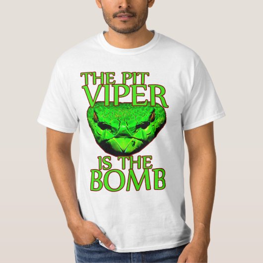 Gruben-Viper ist der lustige Nerd-T - Shirt der (Vorderseite)