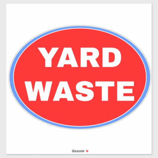 Grubenabfall Lieferwagen und Mülleimer - Rot Aufkleber (Blatt)