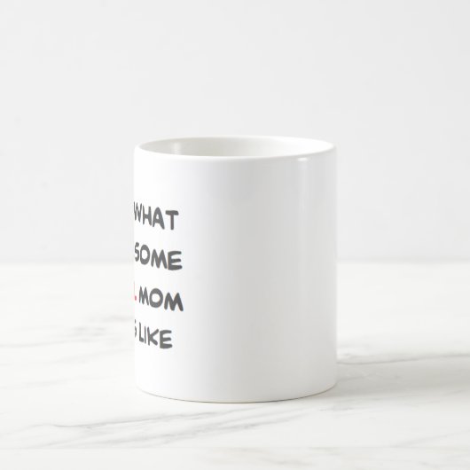 Grubenbull Mama, phantastisch Kaffeetasse (Mittel)