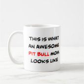 Grubenbull Mama, phantastisch Kaffeetasse (Links)